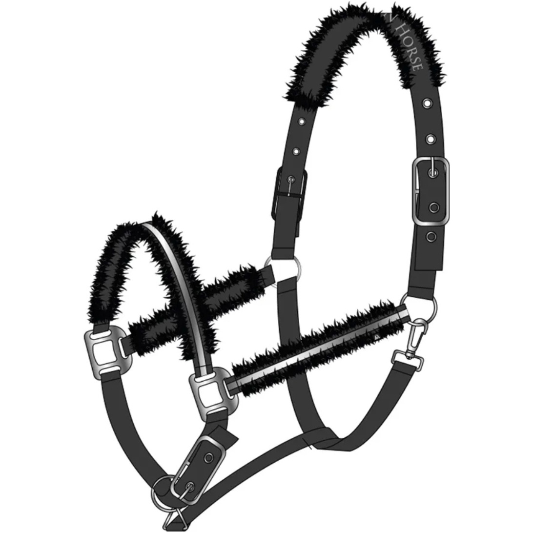 2025 Mountain Horse Halter 10124010051 - Black